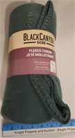Fleece Throw Blanket 50"X60" (Green)