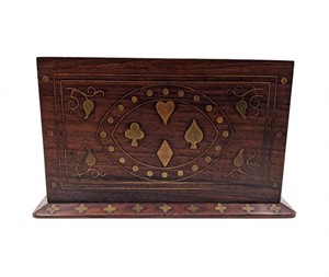 Wooden Playing Card Holder