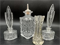 Vtg. Art Deco Perfune Bottles with...