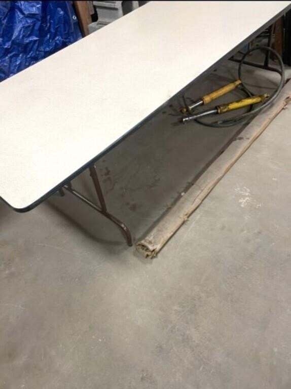 2 BANQUET TABLES 8 FOOT LONG