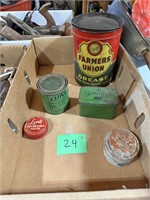 Farmers Union can and tins