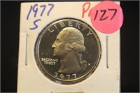 1977-S Proof Cameo Washington Quarter