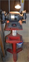 6" bench grinder with lamp on a model 715 AF&F ped