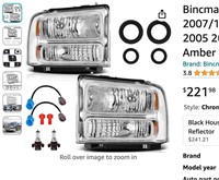 Bincmay Headlight Assembly compatible