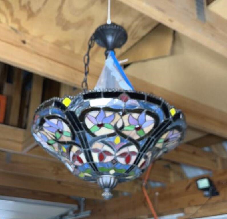 Stained Glass Chandelier