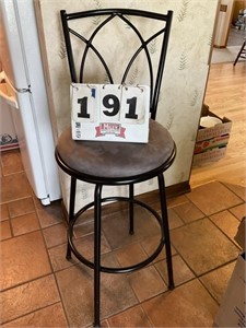 30" metal swivel bar stool