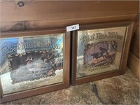 2 PABST MIRRORS  - WILDLIFE COLLECTION