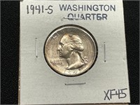1941S Washington Quarter