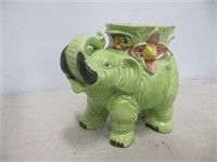 VINTAGE CERAMIC ELEPHANT PLANTER