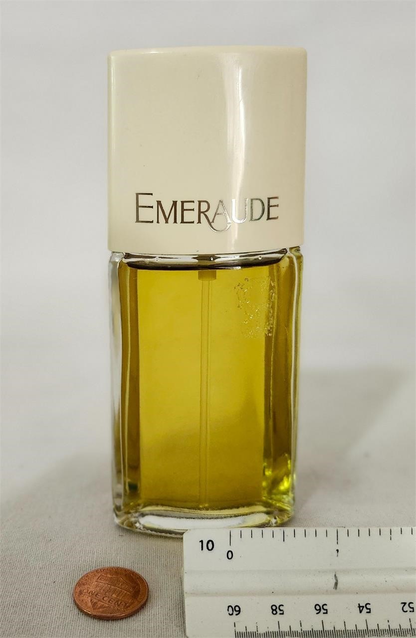 Vintage Emeraude Coty women's cologne 1.5 oz full