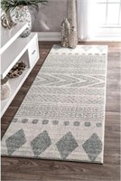 $90-2'6" x 6' nuLOOM Shaina Tribal Runner Rug