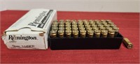 Remington 9mm Luger 115 gr  FMJ cartridges, Qty 50