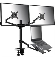 Viozon Monitor and Laptop Mount, 3-in-1 Adjustable