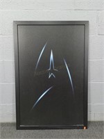 Framed Star Trek Poster