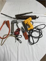 Used electric stapler, gun, and miscellaneous