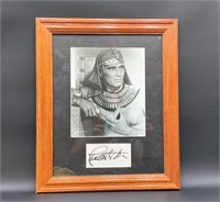 Charlton Heston Framed Autograph & Photo