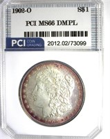 1902-O Morgan MS66 DMPL LISTS $25000
