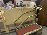 Treadmill, Headboard, Massage Table & Contents