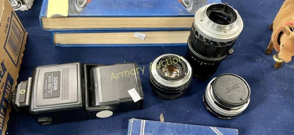 CAMERA LENS LOT - FLASH