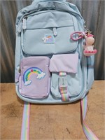 DUOSIOU Unicorn Backpack for Girls Kids Schoolbag