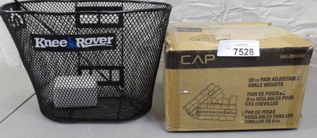 Knee Rover Basket & Cap 20lb Weighted Ankle