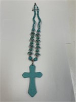 FAUX TURQUOISE NECKLACE