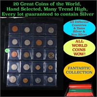 20 Great Coins of the World, hand selected, many t