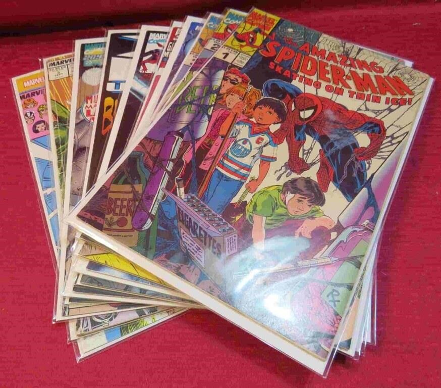 Spider-Man & X-Men Lot 10 Comic Books Super Heros