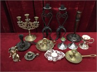 13 Various Candle Holders