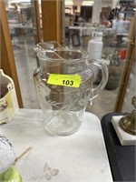 VTG GLASS PITCHER