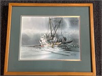 Signed Harry Heine watercolor painting