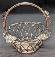 Vintage Godinger Silverplated Fruit Basket