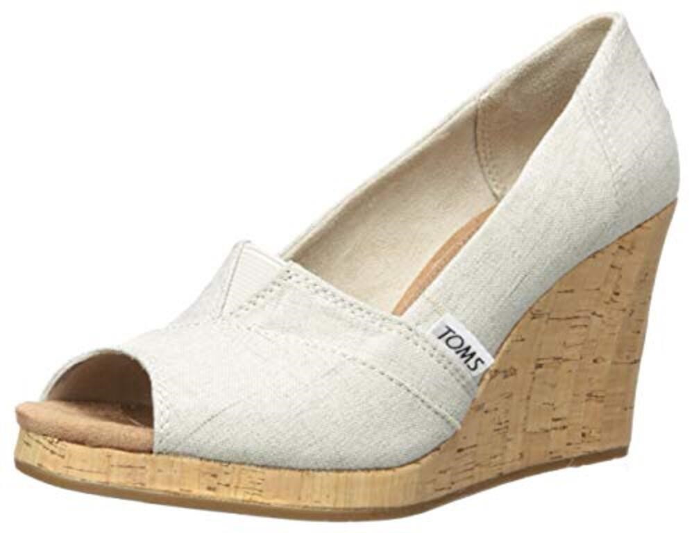 TOMS Women's Classic Espadrille Wedge Sandal,