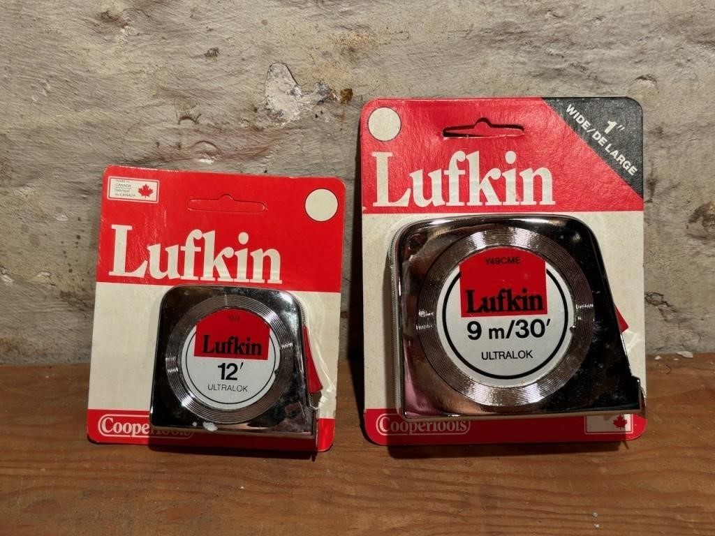 Pair of NOS Lufkin Tape Measures