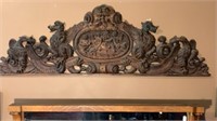Fine & Large Carved Antique "Horner" Type Crest