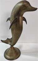 Brass Dolphin w/ Engravings