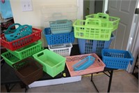 Basket storage lot