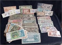 Foreign and wartime paper money