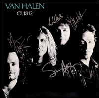 Van Halen signed "OU812" album