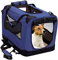 2PET Dog Crate Medium Blue 24x17x17