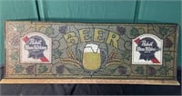 Pabst Blue Ribbon Sign 1 Yd Wide