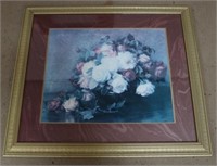 Framed Floral Print