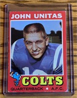 1971 Topps Johnny Unitas Football Card