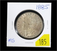 1885 Morgan dollar, MS