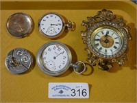 Ansonia Clock, Elgin (Broke), Standard (In Parts)