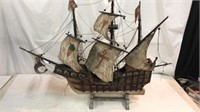 Antique Santa Maria Ship Model Q16A