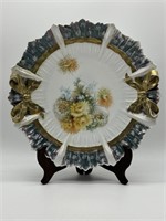 Antique RS Prussia Style Fancy Porcelain Plate