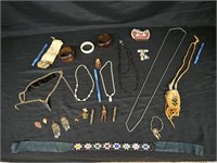 NECKLACES,BRACELETS,EARRINGS & NATIVE ITEMS