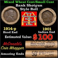 Small Cent Mixed Roll Orig Brandt McDonalds Wrappe