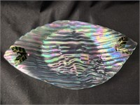Gorgeous Carnival Glass Tray